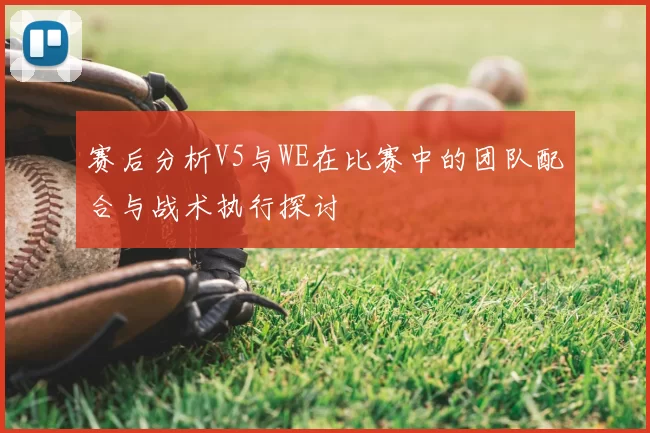 赛后分析V5与WE在比赛中的团队配合与战术执行探讨